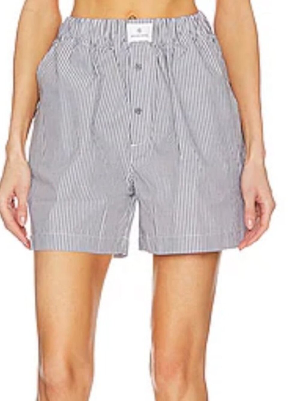 Anine Bing Liam Stripe Boxer Shorts s